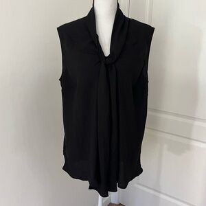 3/$25 Nine West Black Sleeveless Versatile Top Blouse Shirt Decorative 2X